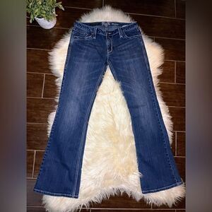 Rock 47 wrangler Ultra low rise bootcut sz 7X34